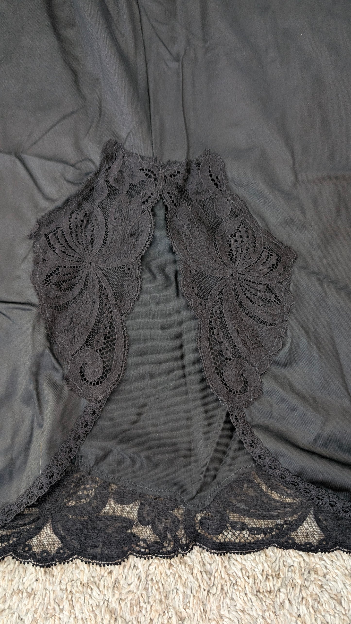 1970s lace slip