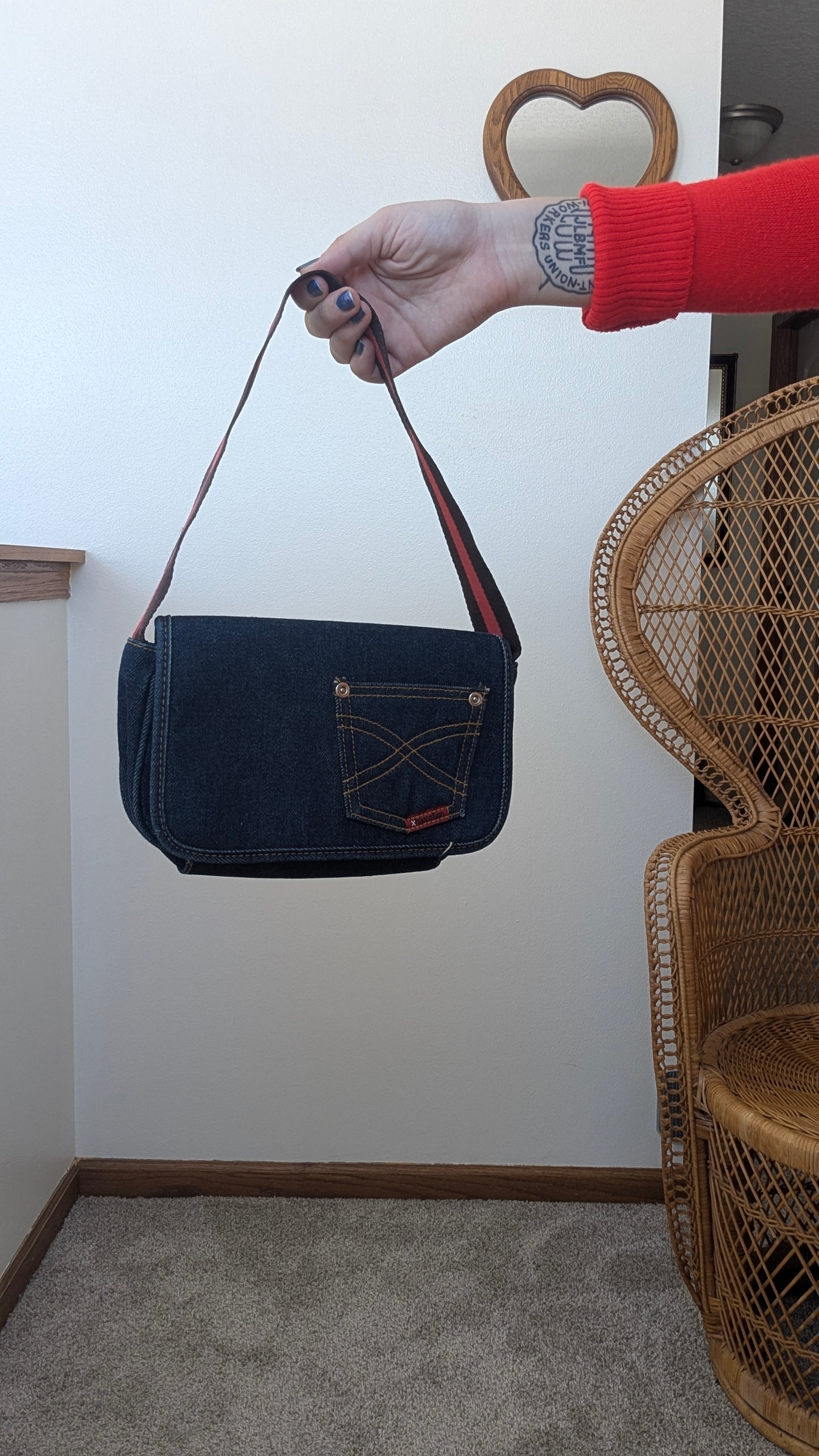 Y2k denim purse