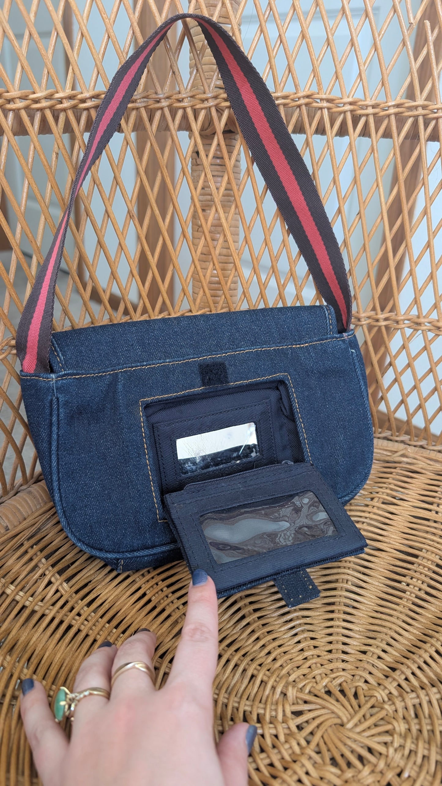 Y2k denim purse