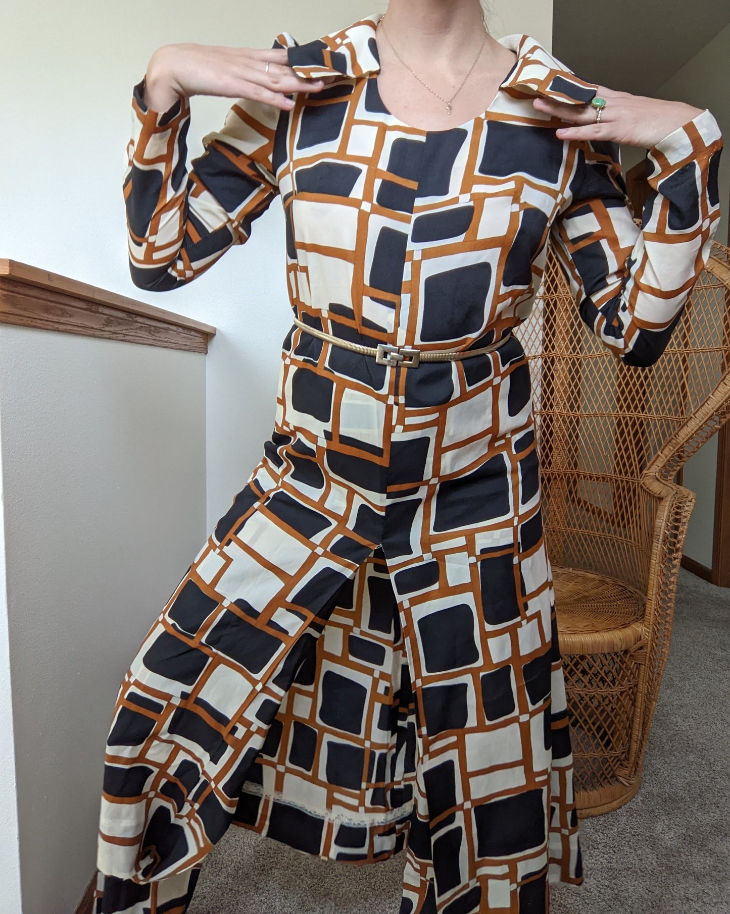 1960s Groovy Tunic and Pant Set