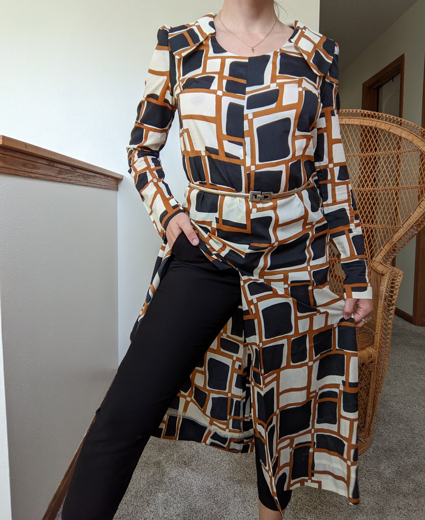 1960s Groovy Tunic and Pant Set