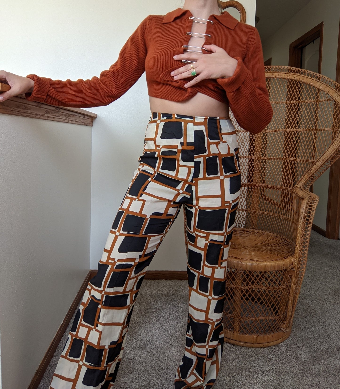 1960s Groovy Tunic and Pant Set