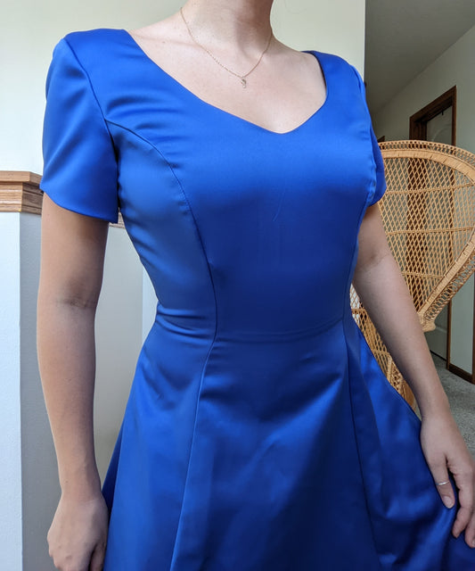 1980s Union Made Formal Dress