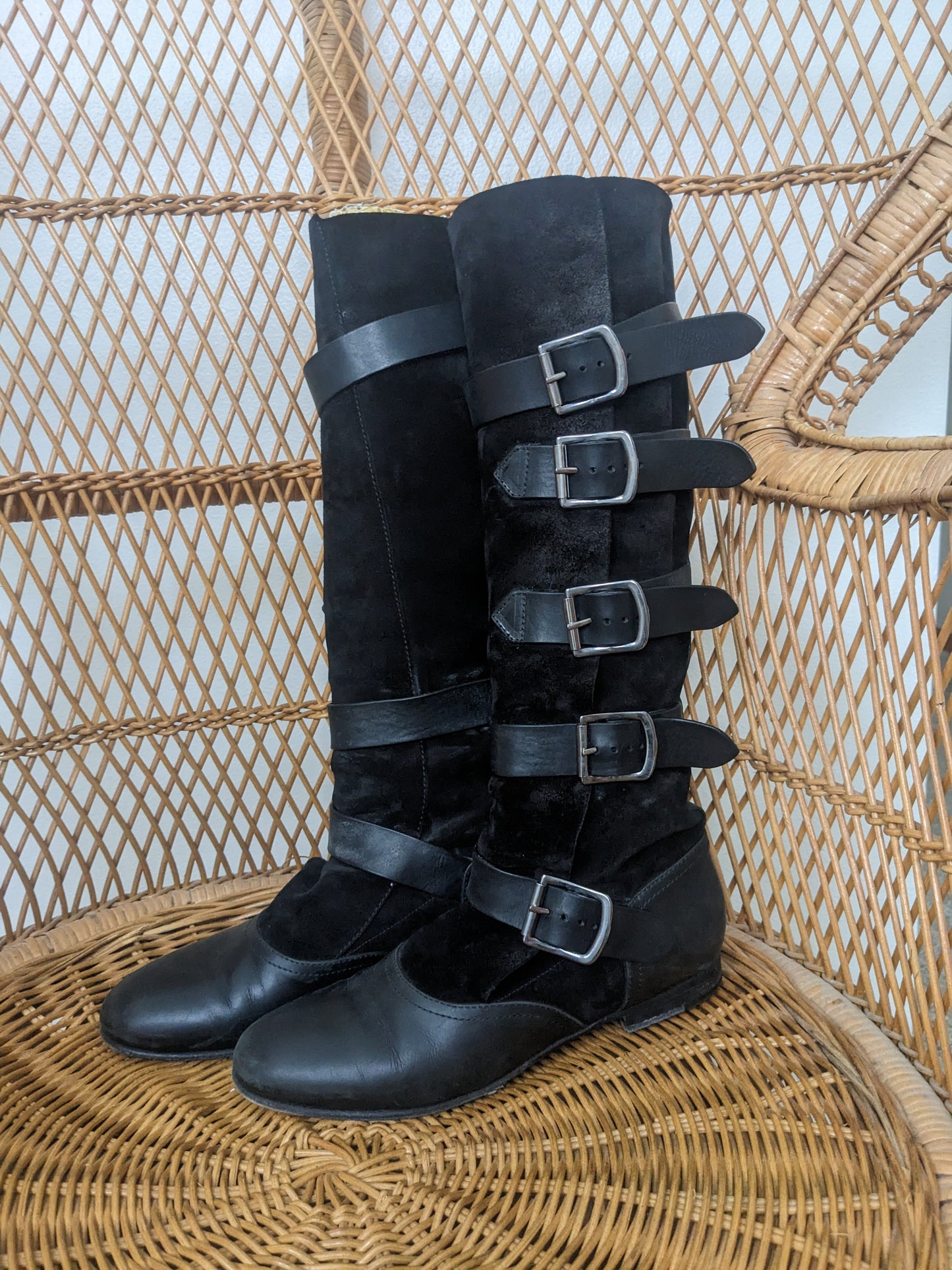 Modern Vivienne Westwood pirate boots