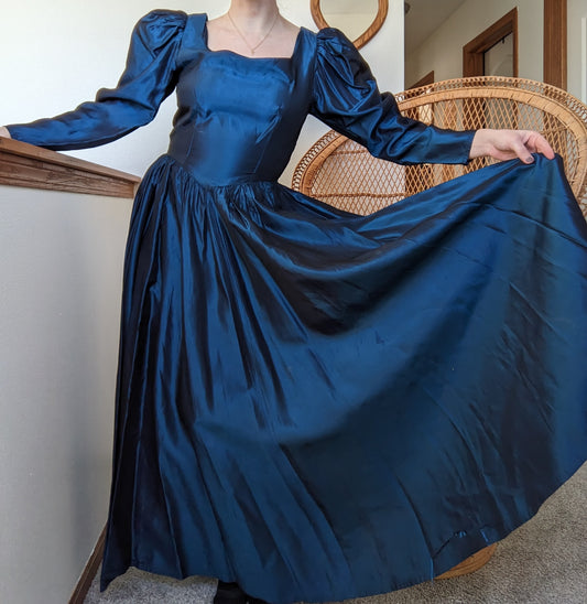 Homemade Iridescent Reanaissance Style Gown