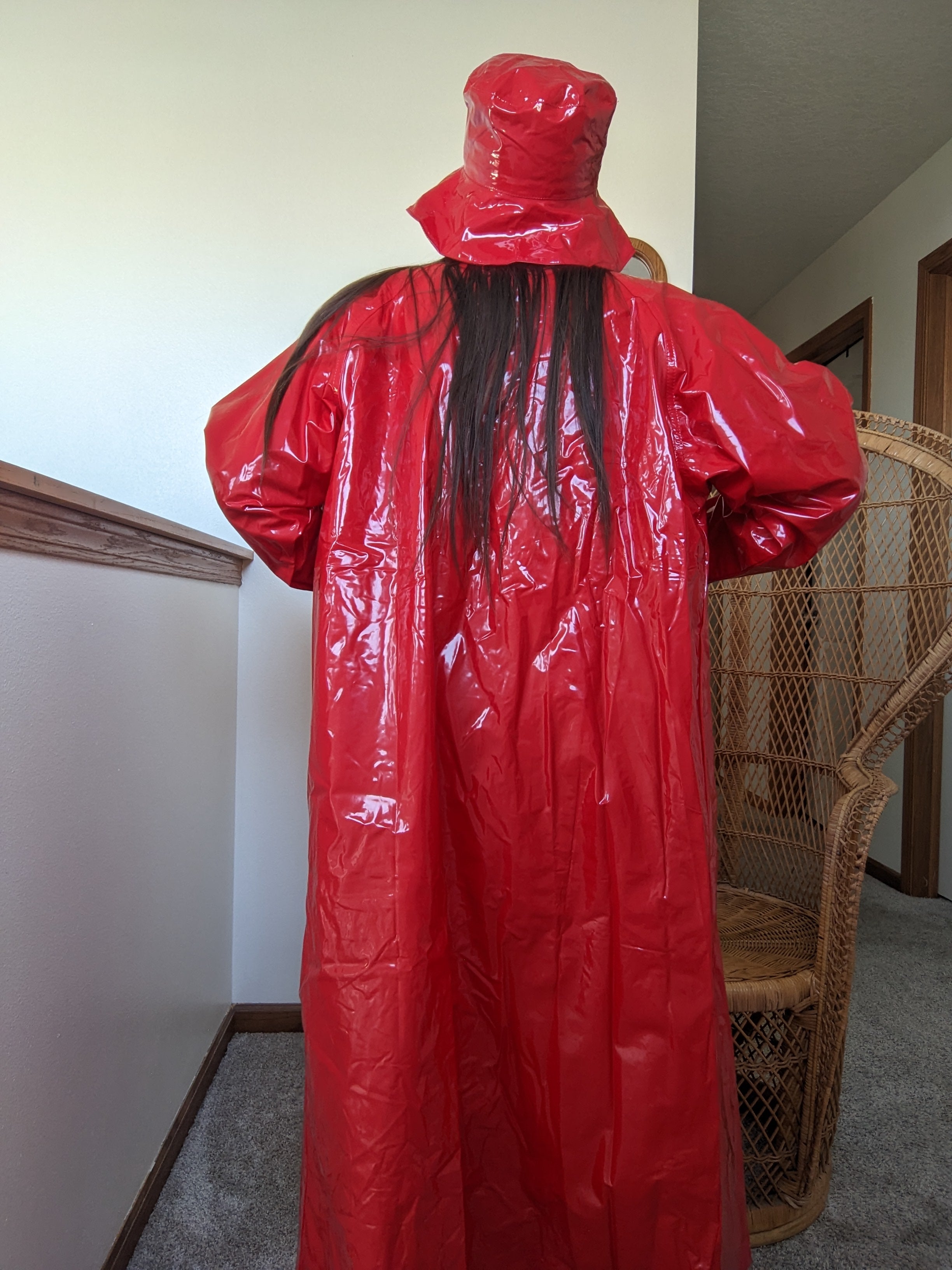 Vintage hot sale vinyl raincoat