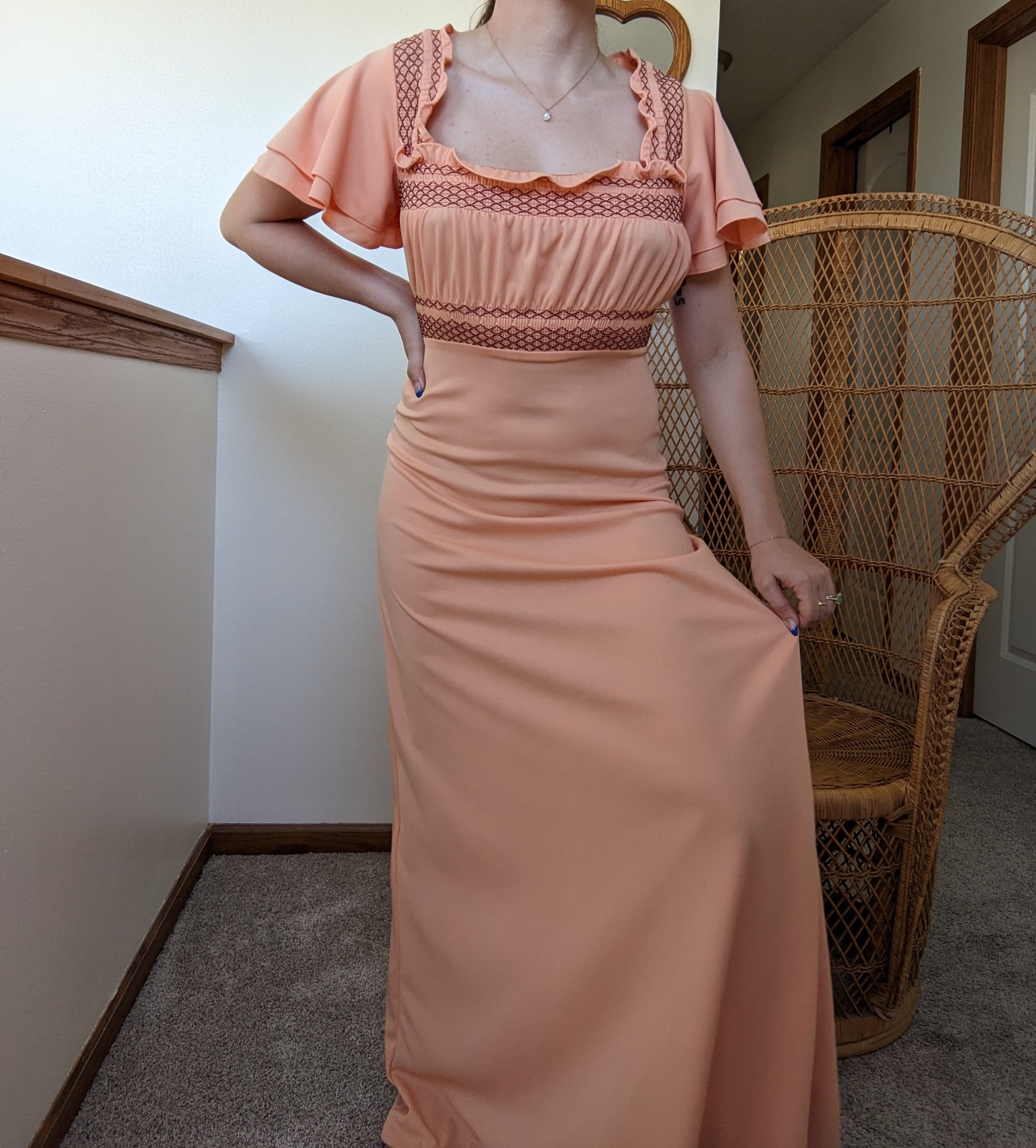 Creamsicle Bridesmaid Dress